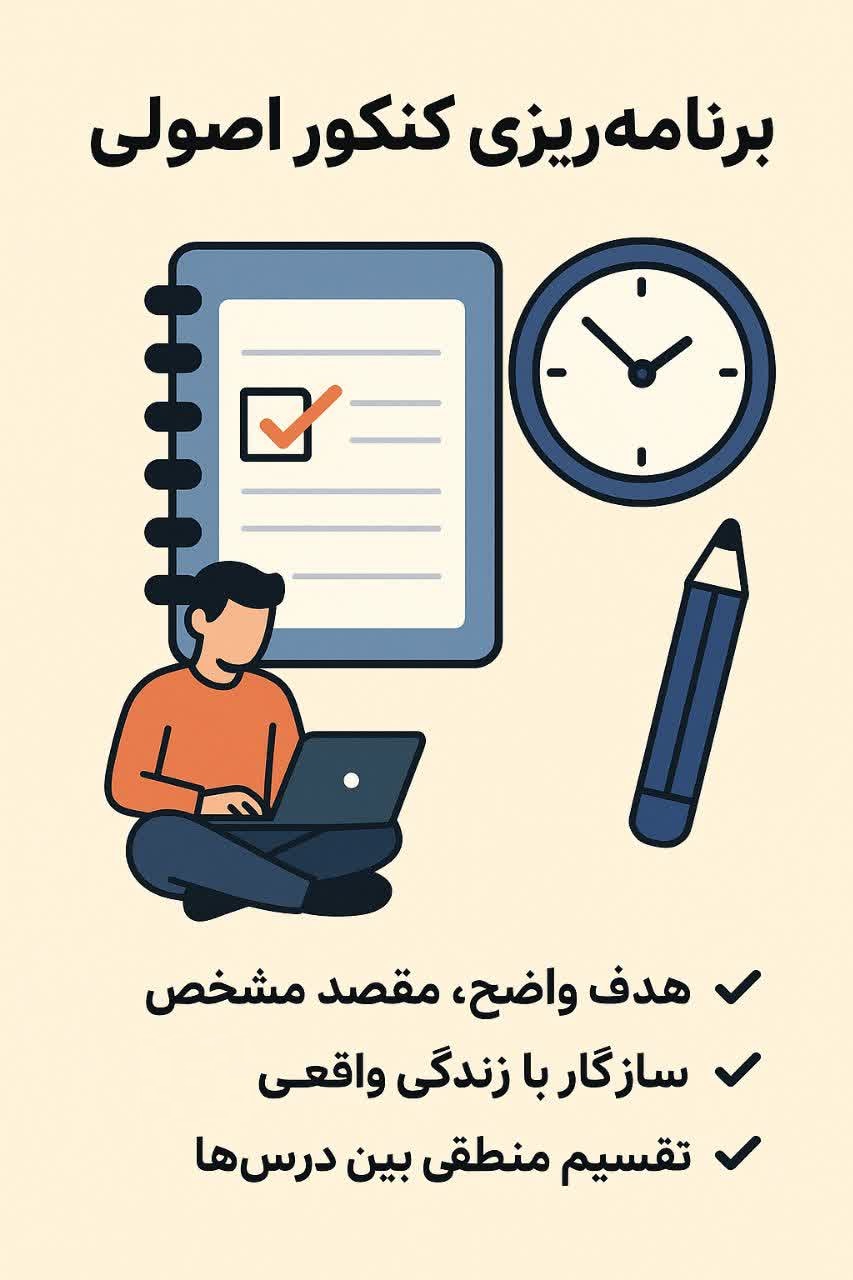 برنامه ریزی کنکور اصولی
