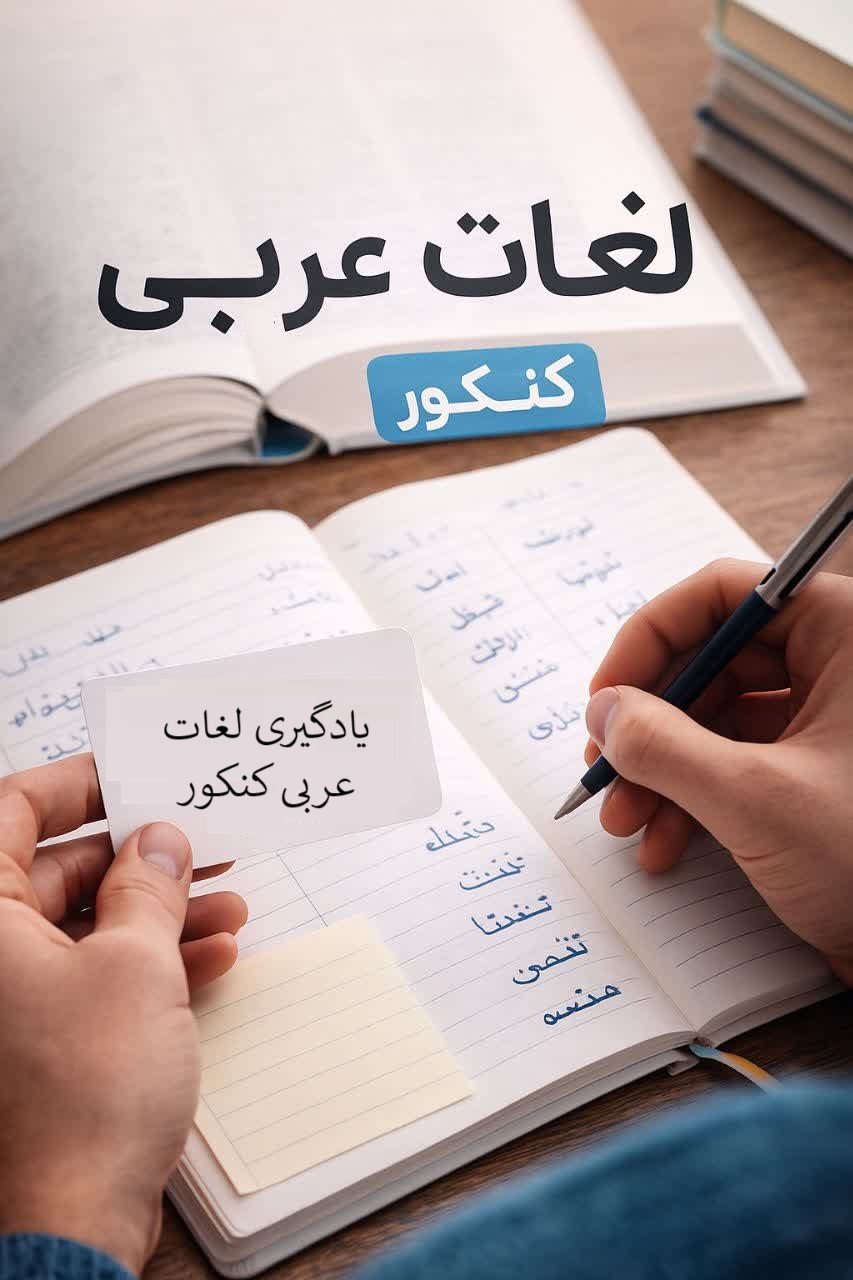 یادگیری لغات عربی کنکور