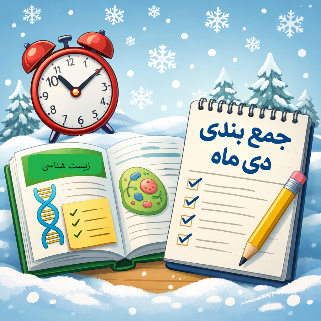 جمع بندی زیست دی ماه